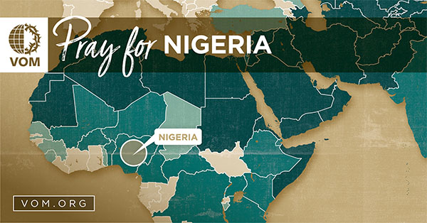 Map of Nigeria's location