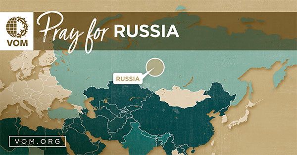 Map of Russia and Areas Under Its Control's location